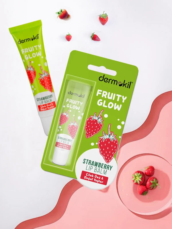 Çilek Özlü Lip Balm 15 ml - Dermokil
