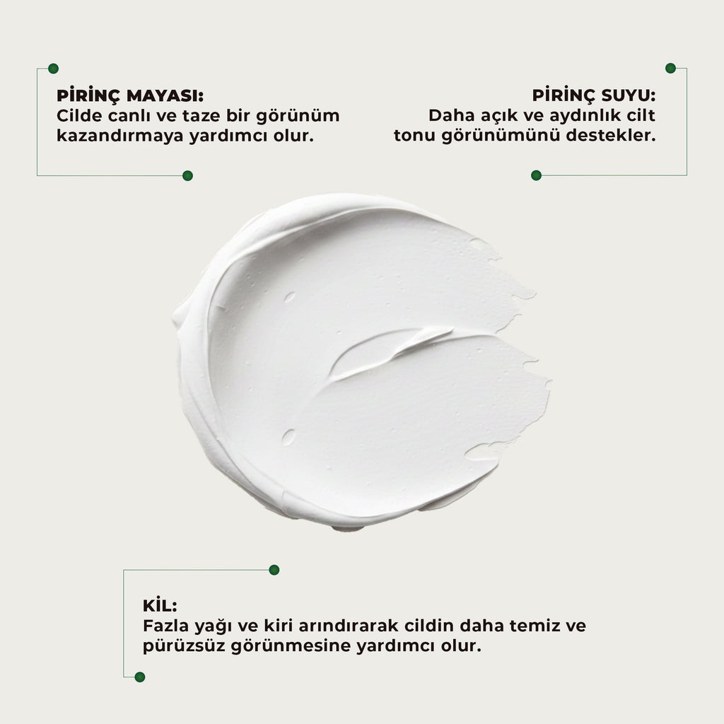 Beyazlatıcı Aydınlatıcı Pirinç Mayası Stick Kil Maskesi 30 g - Dermokil