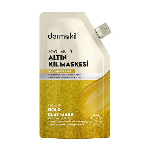Yenileyici Besleyici Soyulabilir Altın Kil Maskesi 30 ml - Dermokil
