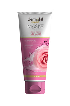 Gül özlü jel yüz maskesi ile cildi nemlendiren, yatıştıran ve daha canlı, ferah ve aydınlık bir cilt görünümü kazandırmaya yardımcı bakım ürünü