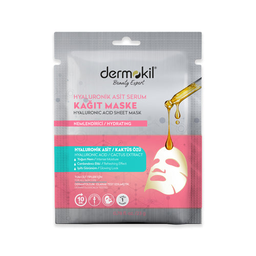 Hyalüronik Asit Serum Kağıt Maske 23 gr - Dermokil