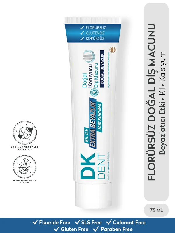 Klasik Florürsüz Doğal Diş Macunu 75 ml