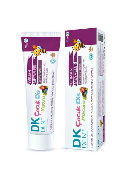 Orman Meyveleri Özlü Florürsüz Çocuk Diş Macunu 50 ml