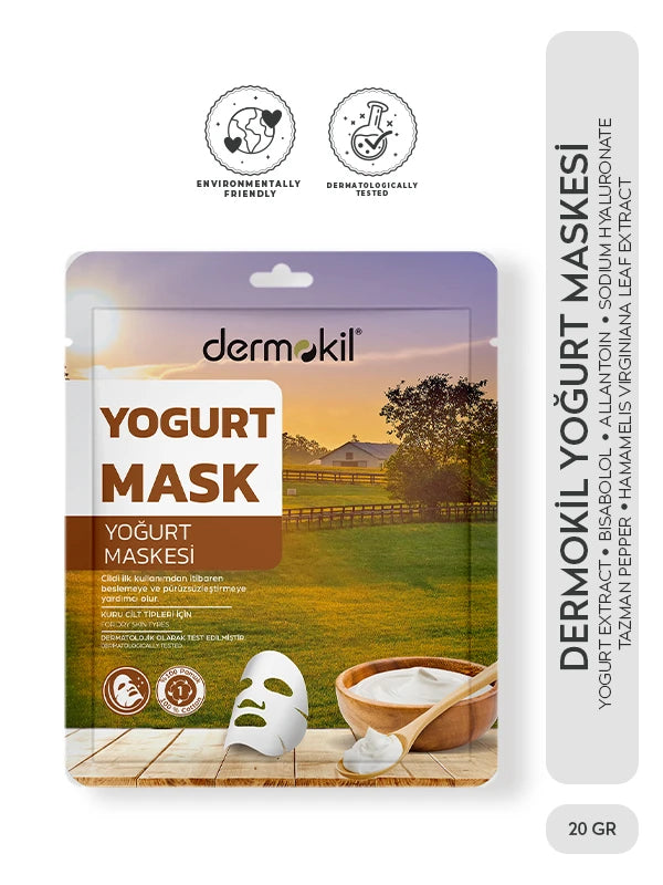 Nemlendirici Yoğurt Kağıt Maske 20 gr