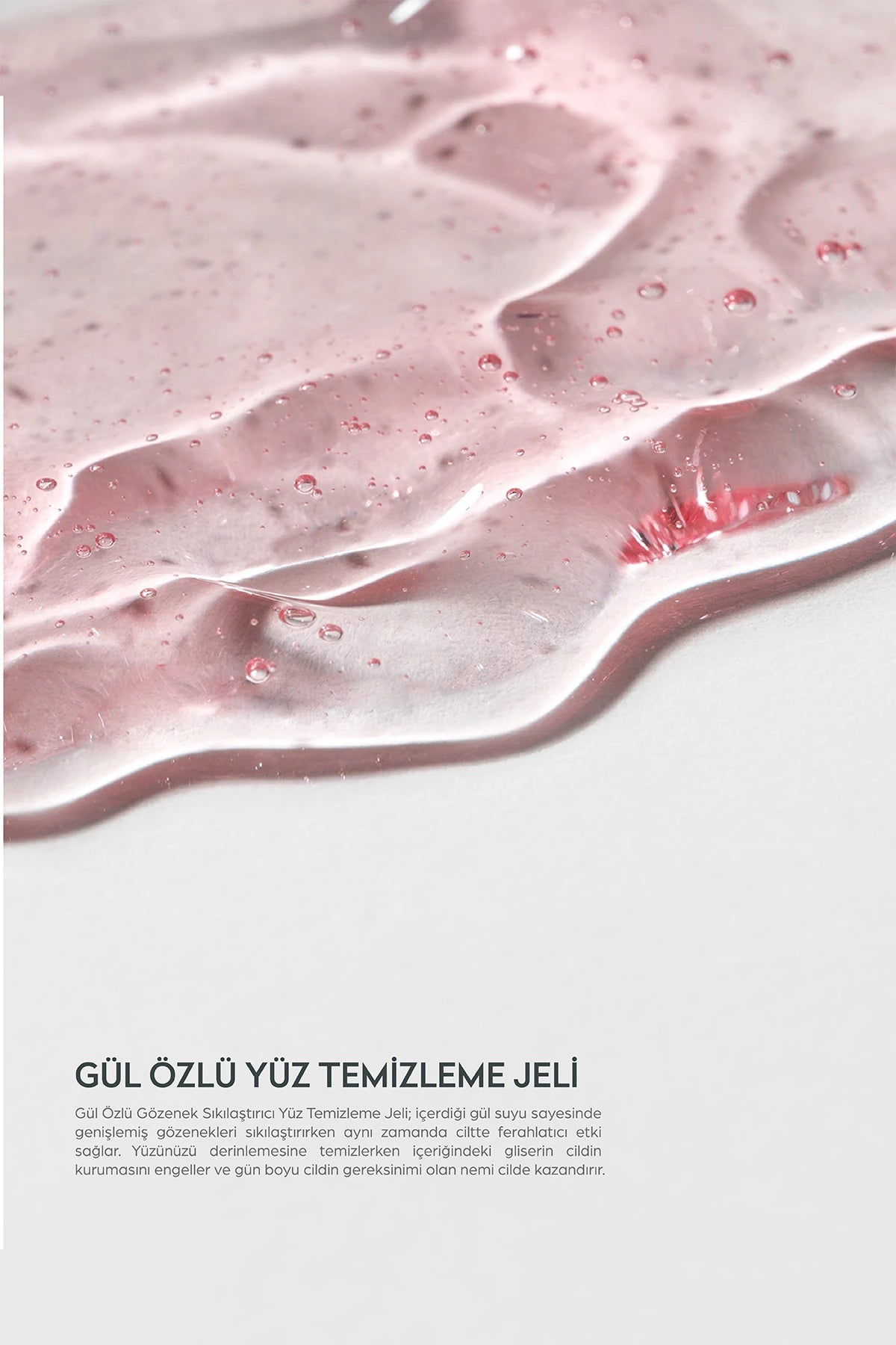 Gül Özlü Gözenek Sıkılaştırıcı Yüz Temizleme Jeli 300 ml