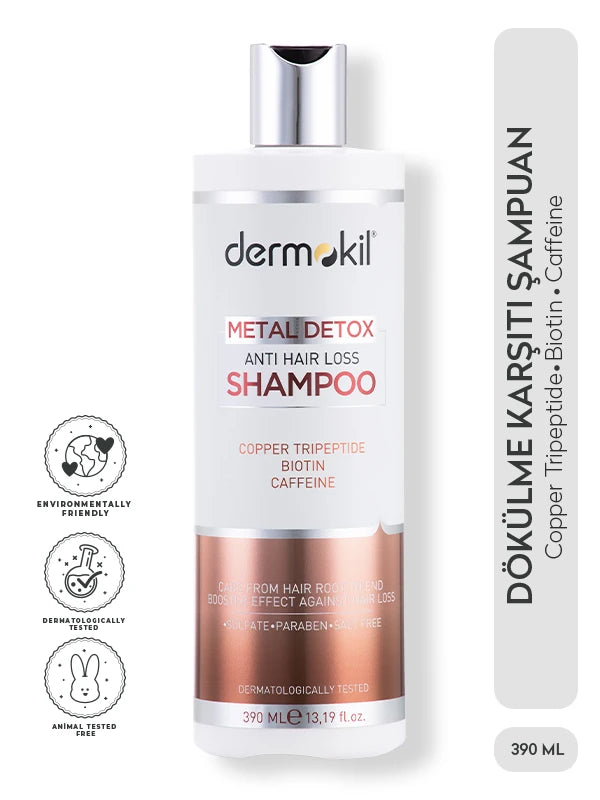 Metal Detox Dökülme Karşıtı Biotin & Caffein Şampuan 390 ml