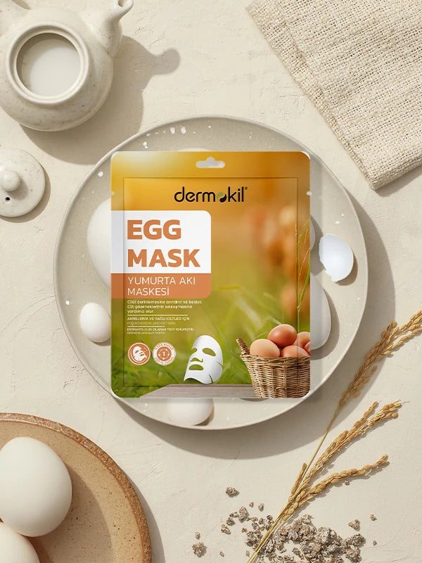 Akne Karşıtı Yumurta Kağıt Maske 20 gr