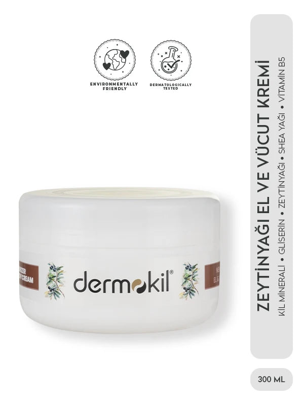 Doğal El ve Vücut Kremi Zeytinyağlı 300 ml