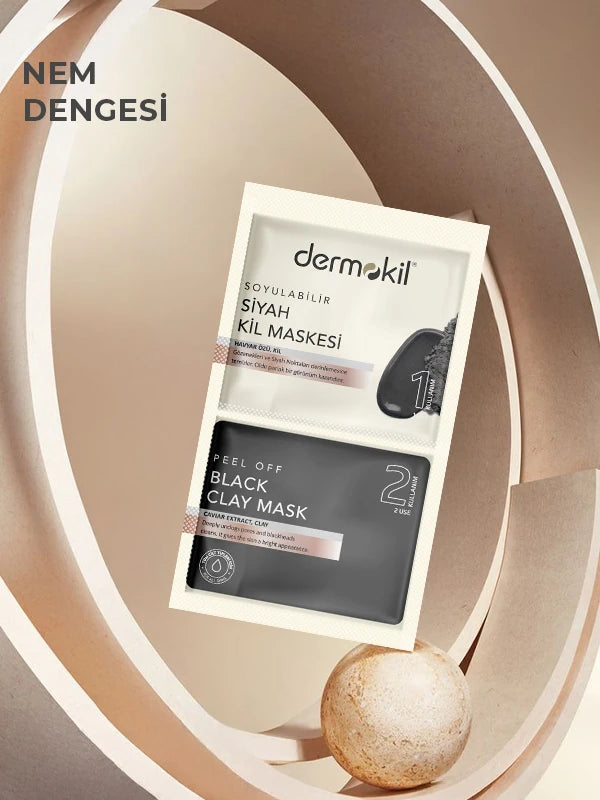 Soyulabilir Siyah Havyar Özlü Maske 2 x 7.5 ml