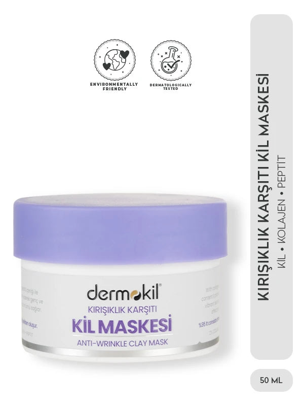 Kırışıklık Karşıtı Kil Maskesi 50 ml