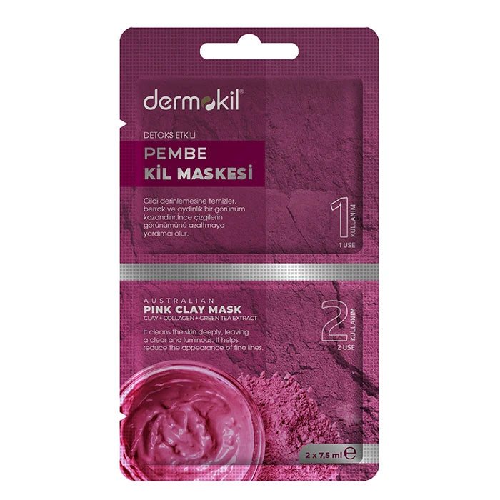 Detoks Etkili Pembe Kil Maske 15 ml