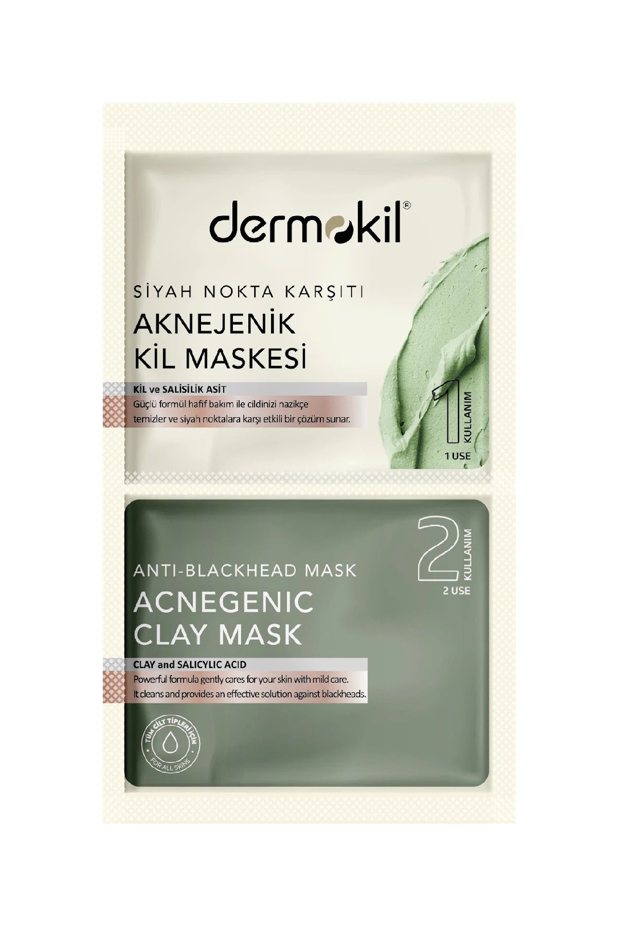 Siyah Nokta Karşıtı Kil Maske 2 x 7.5 ml