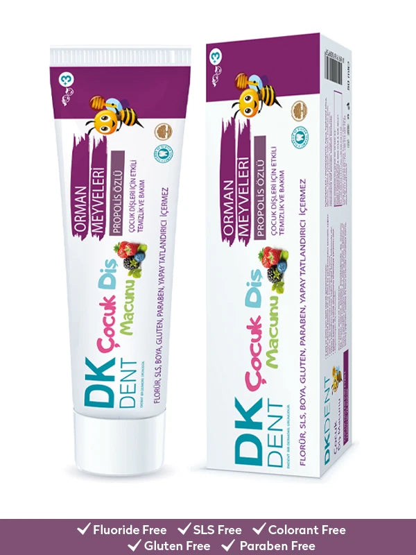 Orman Meyveleri Özlü Florürsüz Çocuk Diş Macunu 50 ml