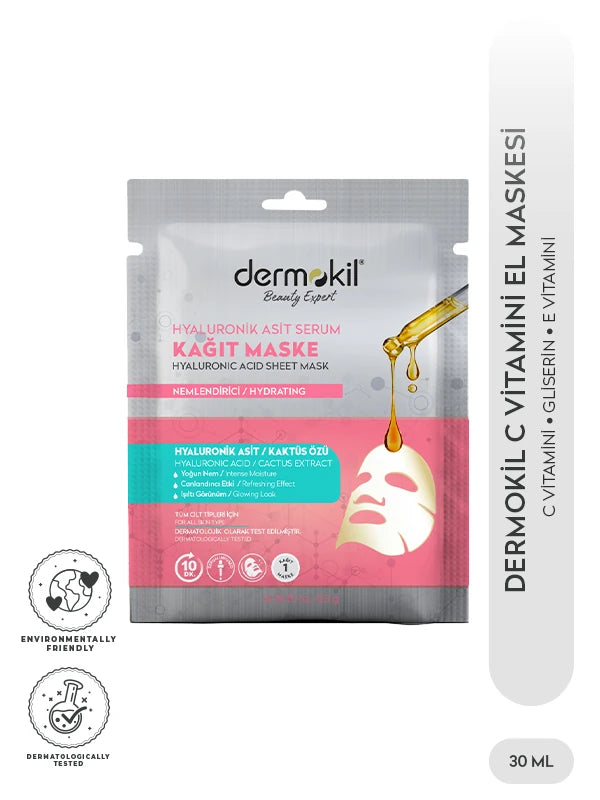 Hyaluronik Asit Serum Kağıt Maske 23 gr