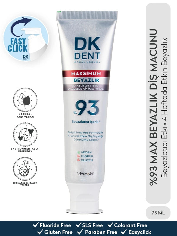 %93 Maksimum Beyazlık Diş Macunu 75 ml