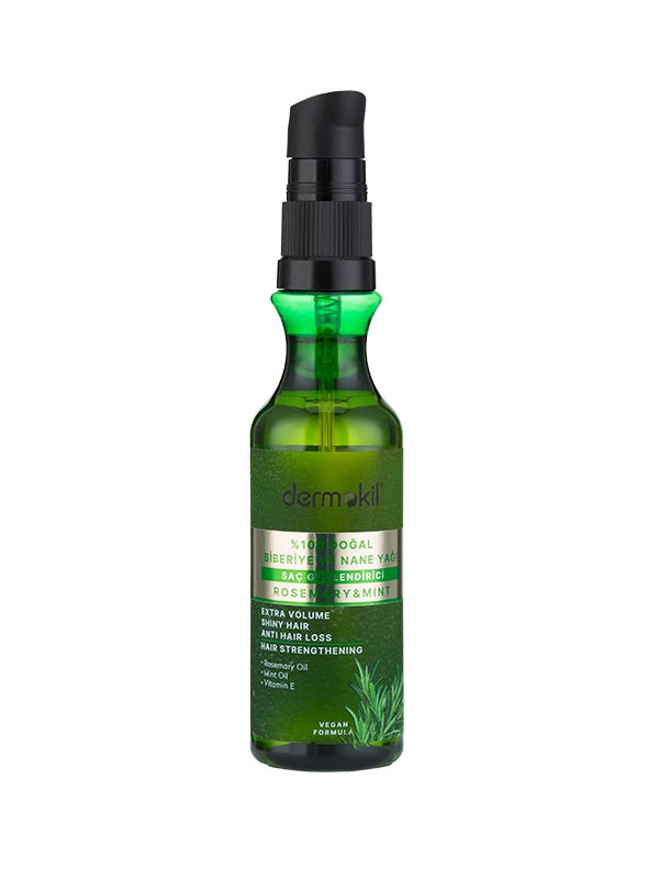 %100 Doğal Saç Güçlendirici Biberiye ve Nane Yağı 75 ml