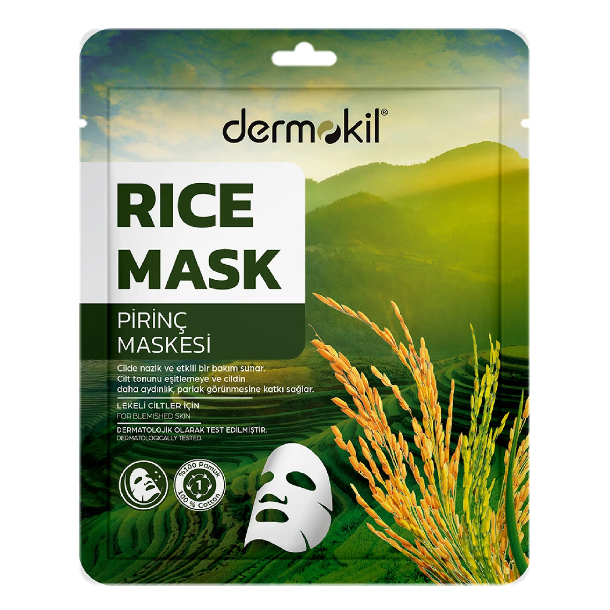 Leke Karşıtı Pirinç Kağıt Maske 20 gr