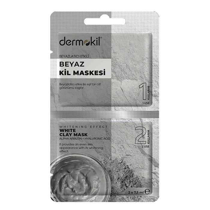 Beyazlatıcı Etkili Beyaz Kil Maskesi 15 ml