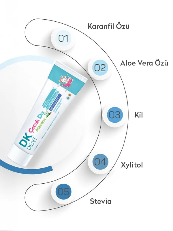Clove Extract Children's Toothpaste with Brush 50 ml