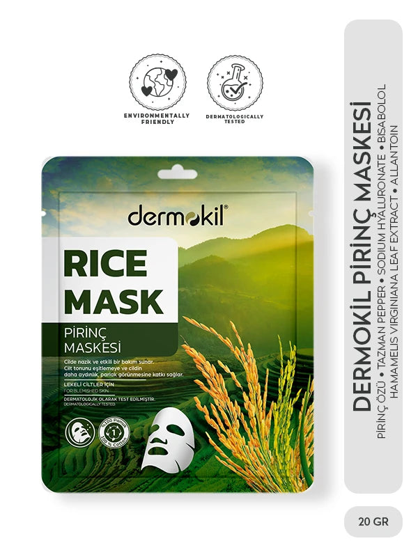 Leke Karşıtı Pirinç Kağıt Maske 20 gr