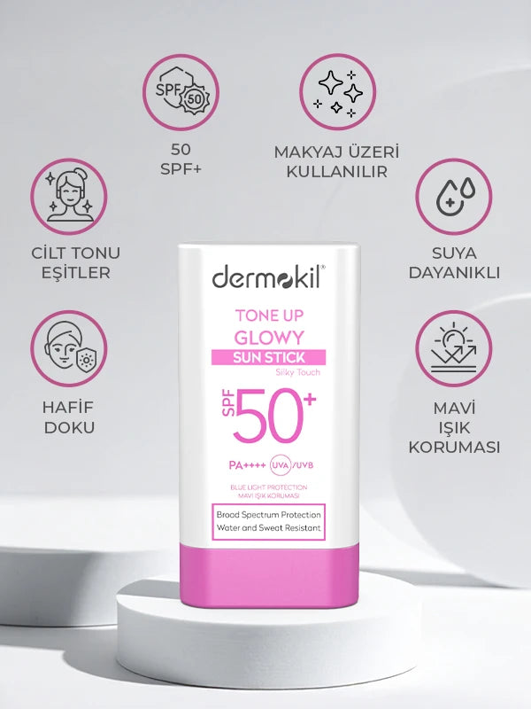Tone Up Glowy Sun Stick SPF 50+ Ton Eşitleyici Stick Güneş Koruyucu 20 gr