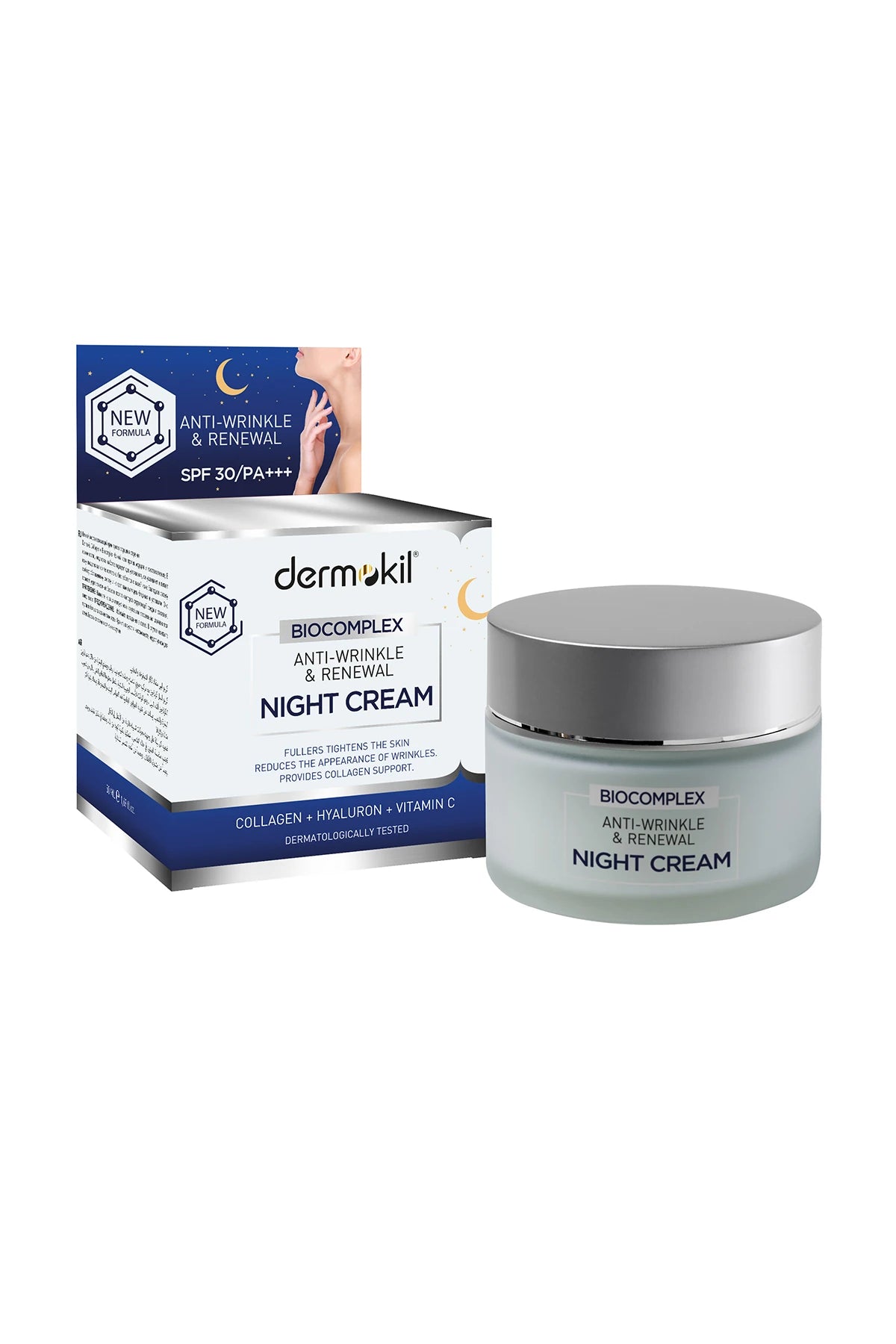 Kırışıklık Karşıtı Yenileyici Gece Kremi 50 ml - Dermokil