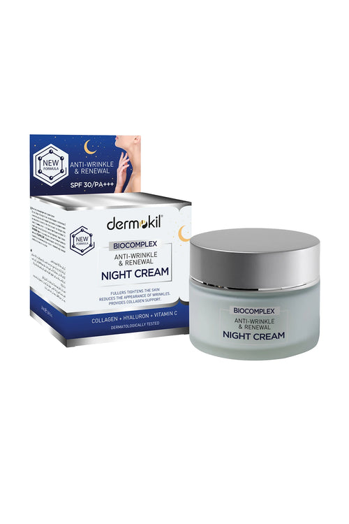 Kırışıklık Karşıtı Yenileyici Gece Kremi 50 ml - Dermokil