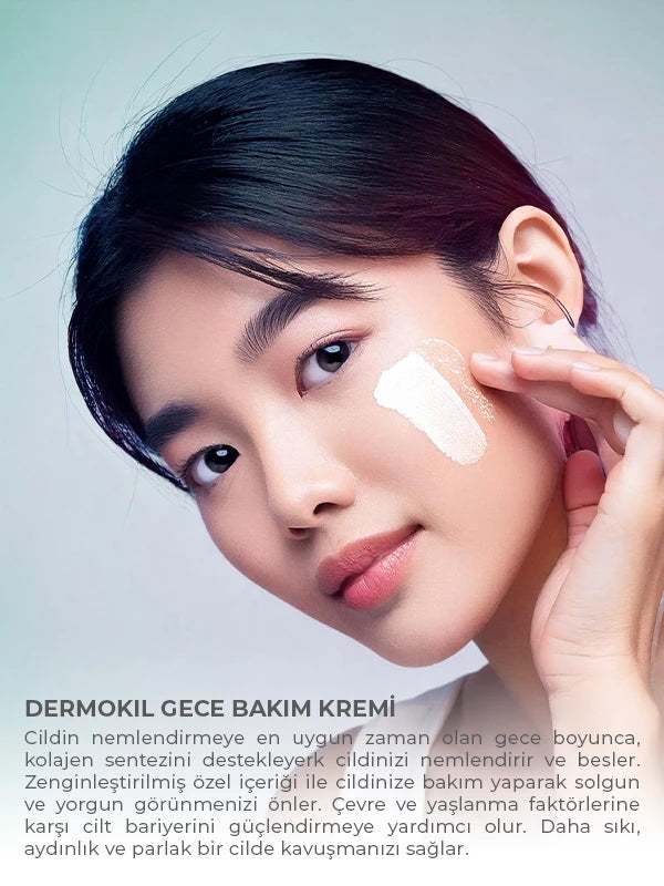 Kırışıklık Karşıtı Yenileyici Gece Kremi 50 ml - Dermokil