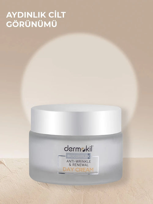 Kırışıklık Karşıtı Yenileyici Gündüz Yüz Bakım Kremi 50 ml - Dermokil