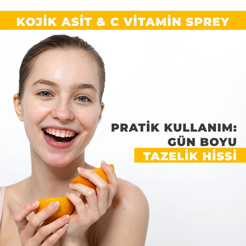 Kojik Asit C Vitamini Leke Karşıtı Yüz Spreyi 50 ml - Dermokil