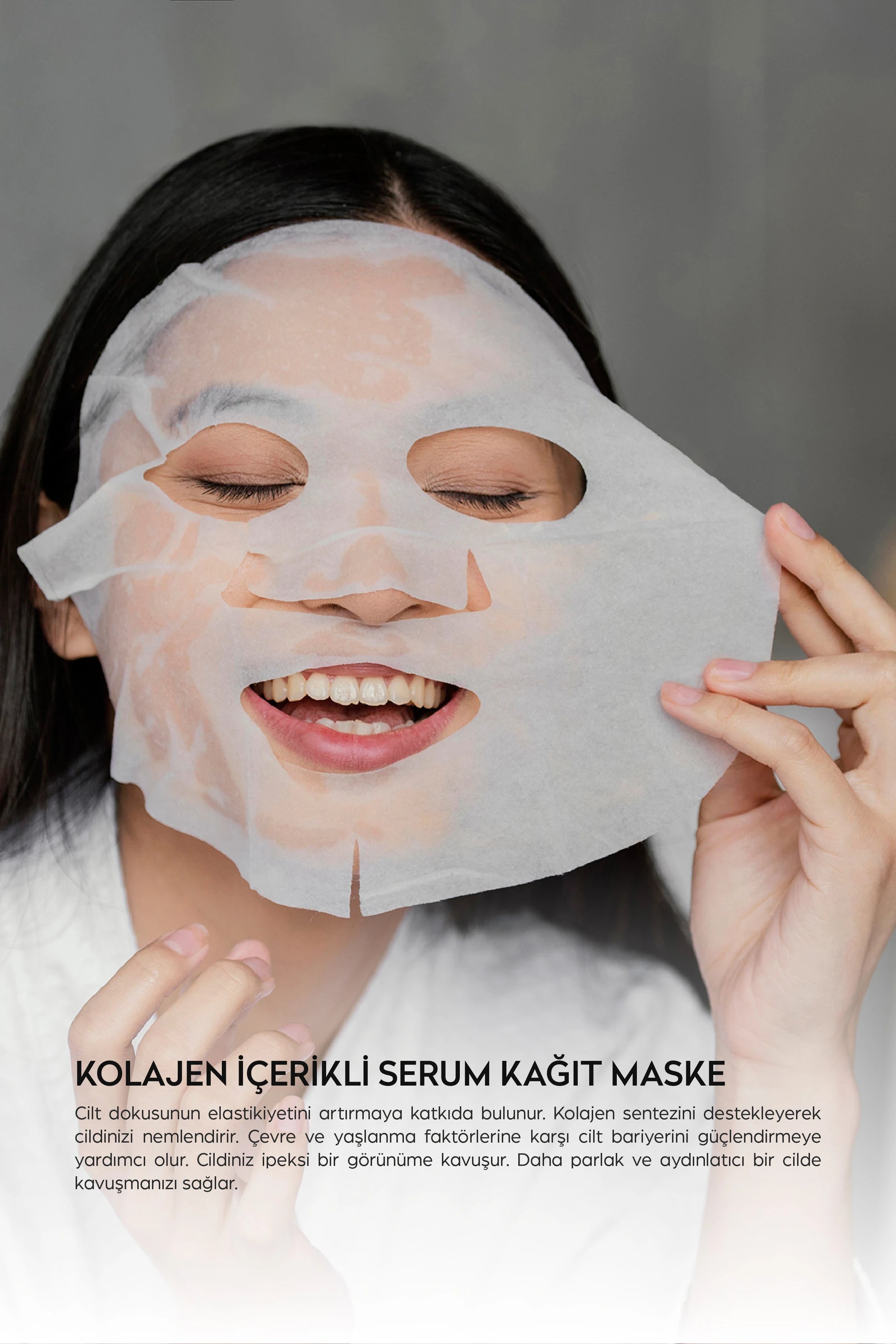 Kolajen Serum Kağıt Maske 23 gr, Dermokil.