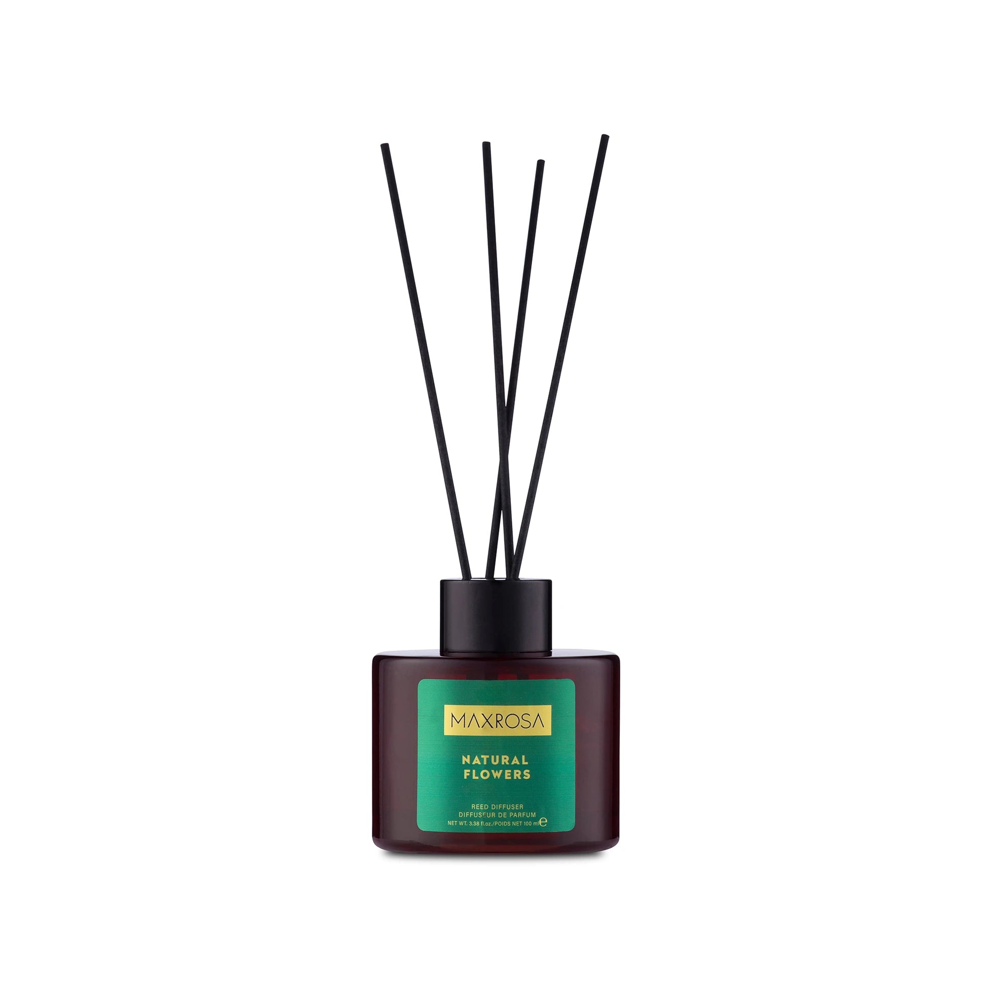 Maxrosa Natural Flower reed diffuser çubuklu oda kokusu ile yaşam alanlarında kalıcı ve hoş bir koku sağlayan, dekoratif tasarımıyla ortama doğal ve ferah bir atmosfer kazandıran oda kokusu