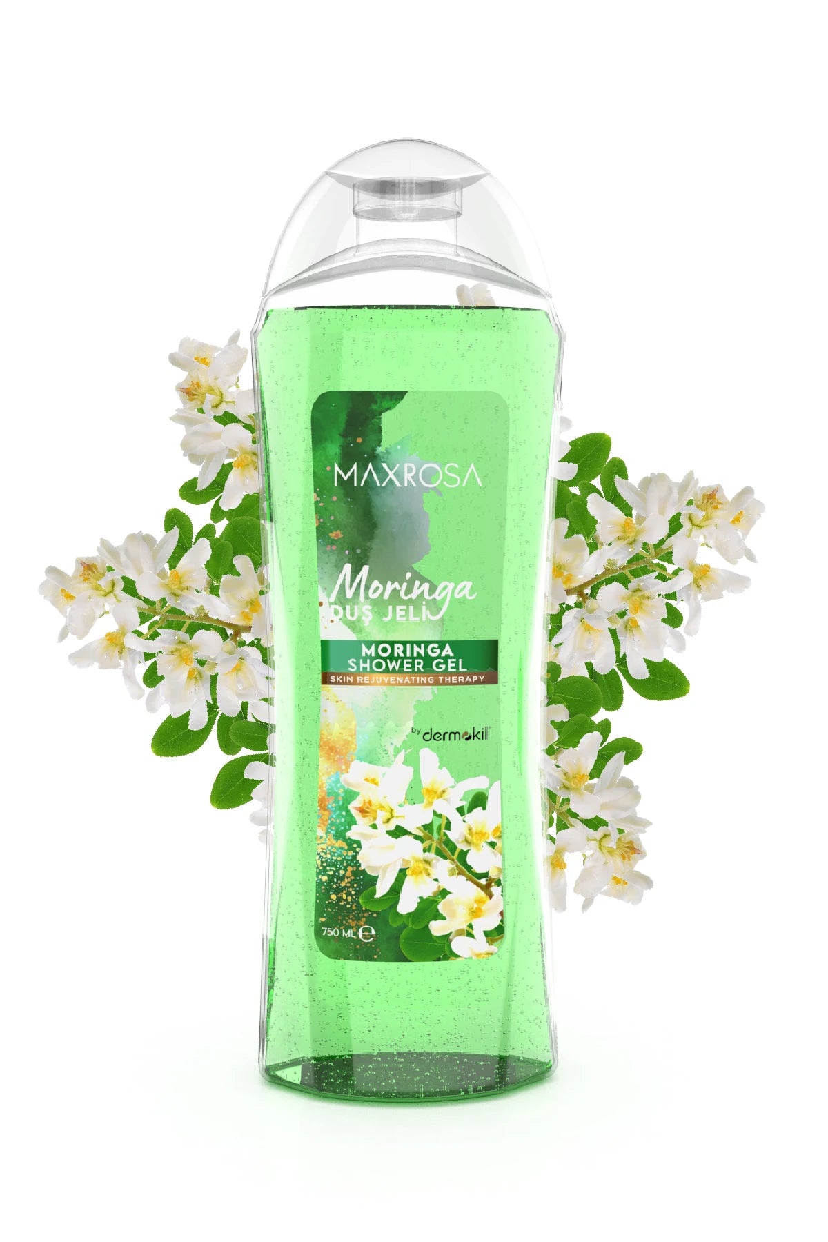 Moringa özlü duş jeli ile cildi nazikçe temizleyen, ferahlatan ve daha canlı bir cilt görünümü kazandırmaya yardımcı olan vücut temizleme ürünü