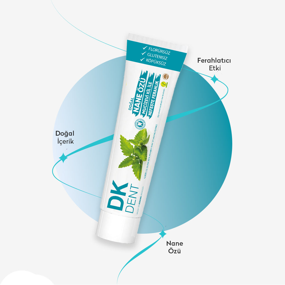 Nane Özü Florürsüz Doğal Diş Macunu 75 ml - DK Dent