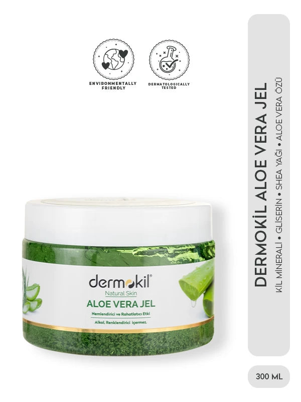Nemlendirici Rahatlatıcı Aloe Vera Jel 300 ml, Dermokil.