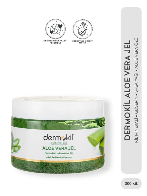 Nemlendirici Rahatlatıcı Aloe Vera Jel 300 ml - Dermokil