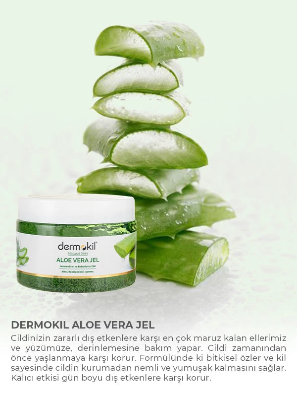 Nemlendirici Rahatlatıcı Aloe Vera Jel 300 ml, Dermokil.