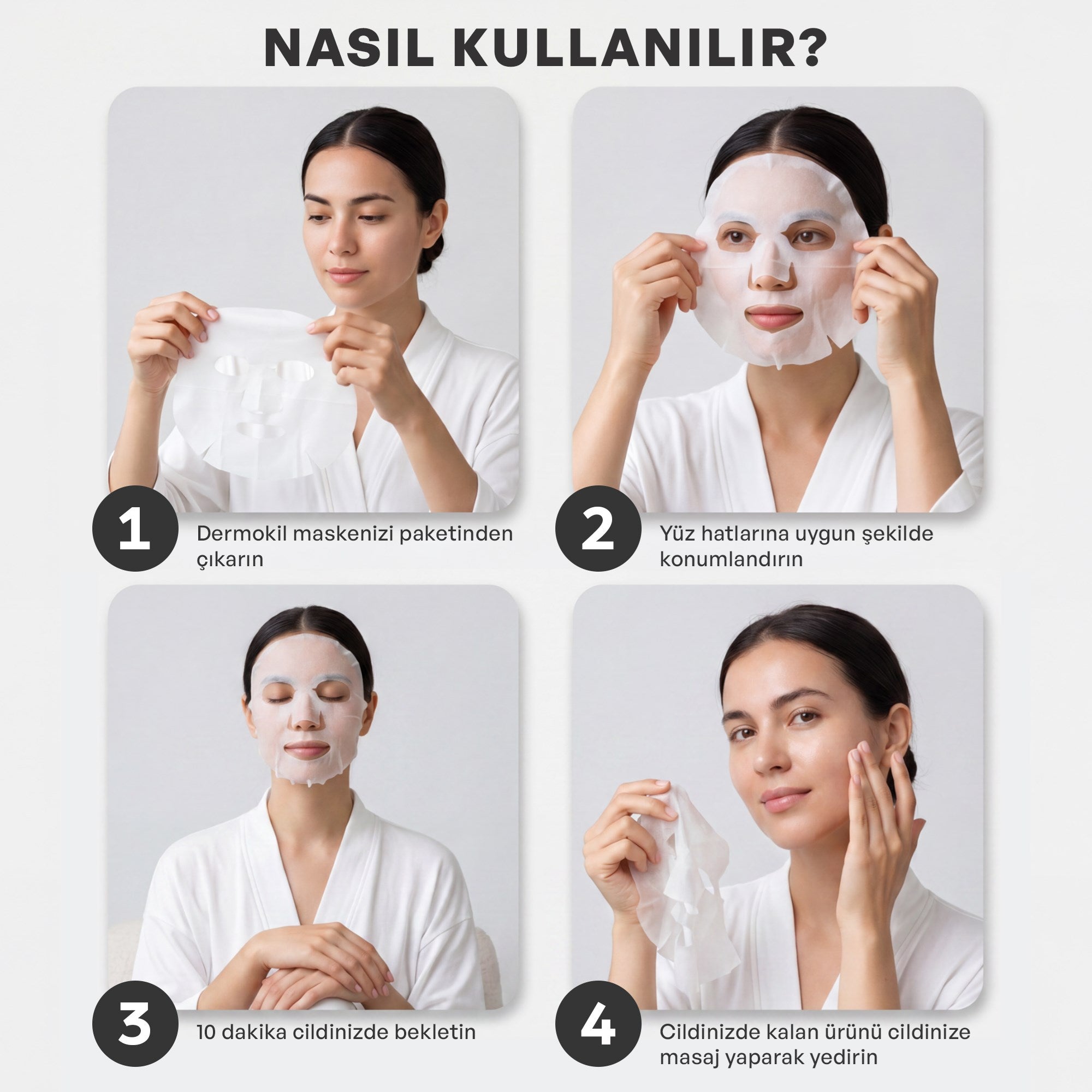 PDRN %99 Sodium DNA & Madecassoside Bariyer Onarıcı Kağıt Yüz Maskesi 25 g - Dermokil