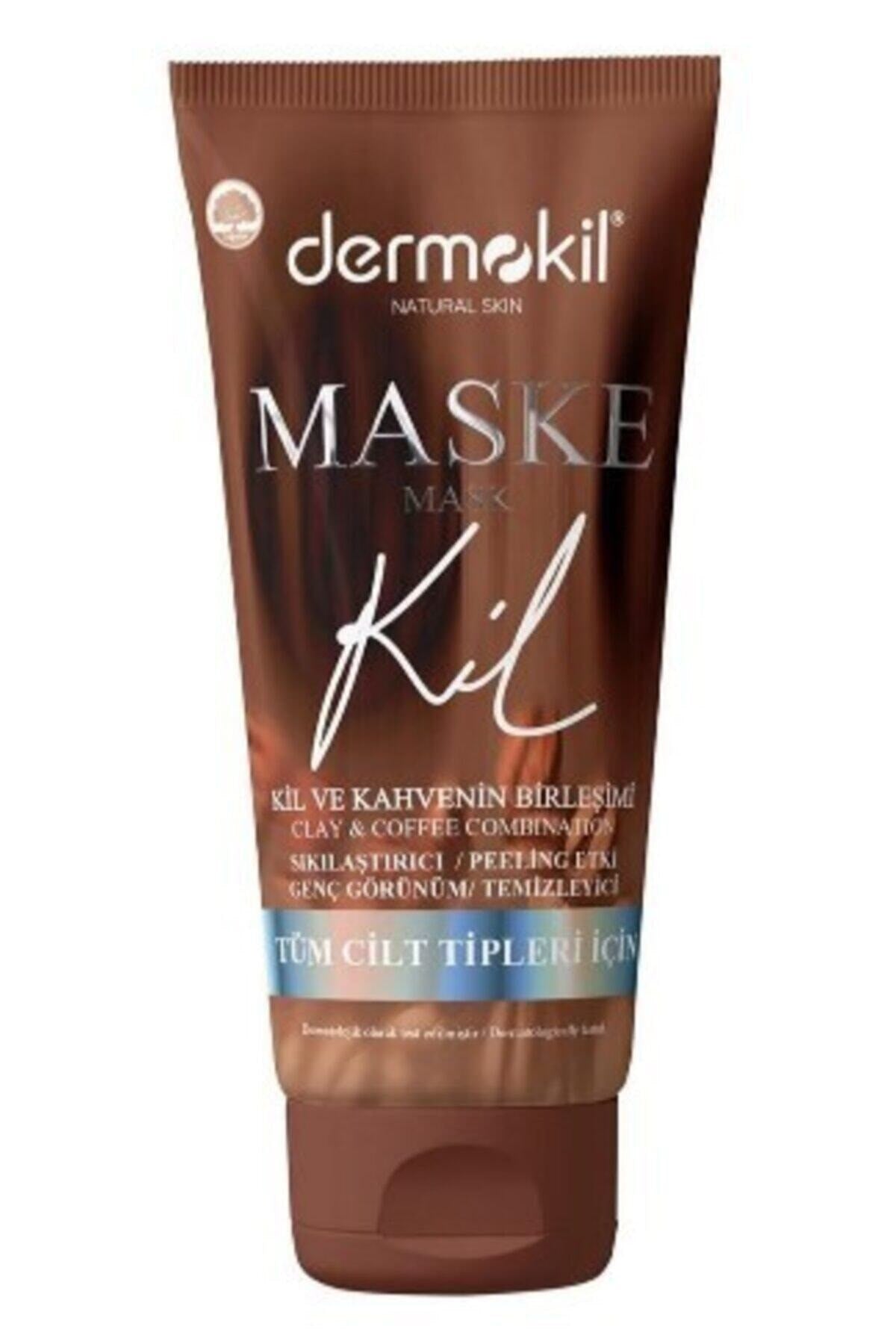 Sıkılaştırıcı Peeling Etkili Kahve Özlü Kil Maskesi 75 ml, Dermokil.