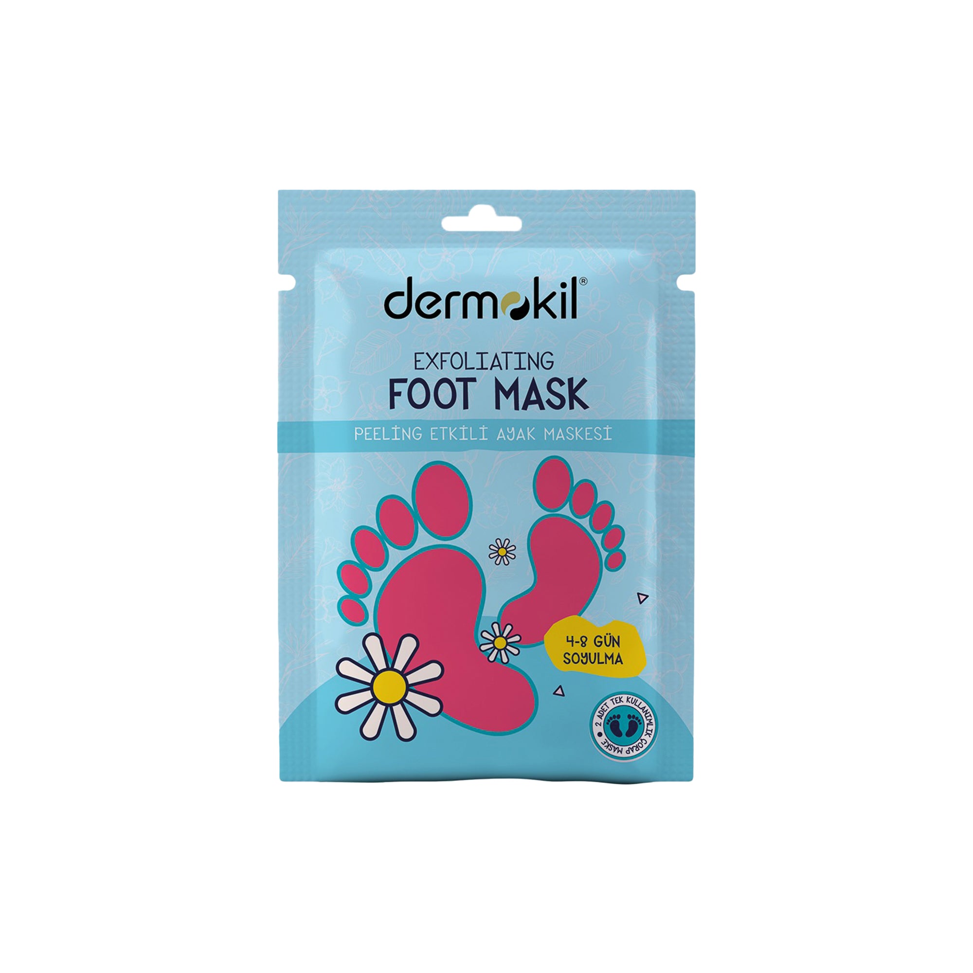 Peeling Etkili Soyulabilir Ayak Maskesi 30 ml, Vücut Maskesi, Dermokil.