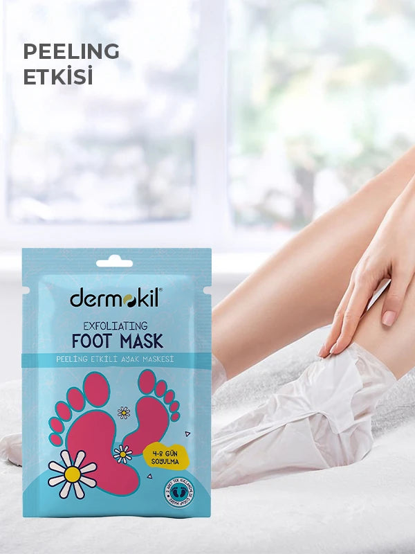 Peeling Etkili Soyulabilir Ayak Maskesi 30 ml, Dermokil.