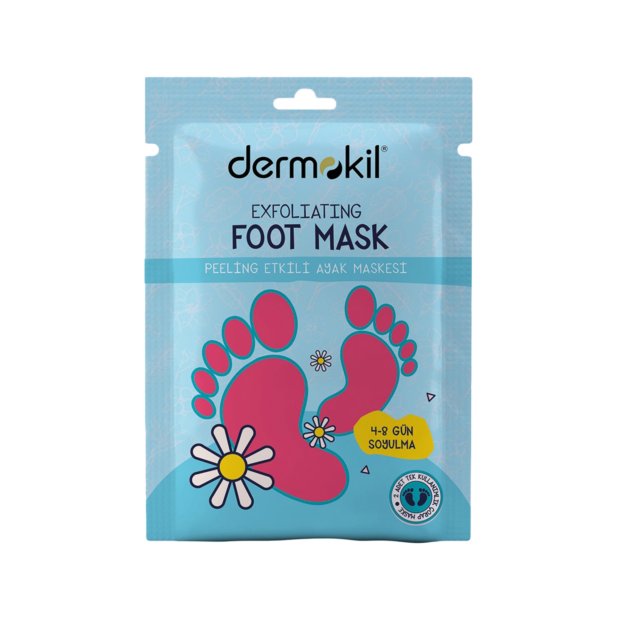 Peeling Etkili Soyulabilir Ayak Maskesi 30 ml - Dermokil