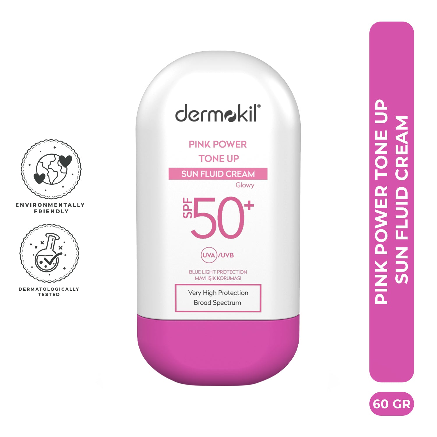 Ton Eşitleyici SPF 50+ Fluid Güneş Koruyucu 60 g - Dermokil