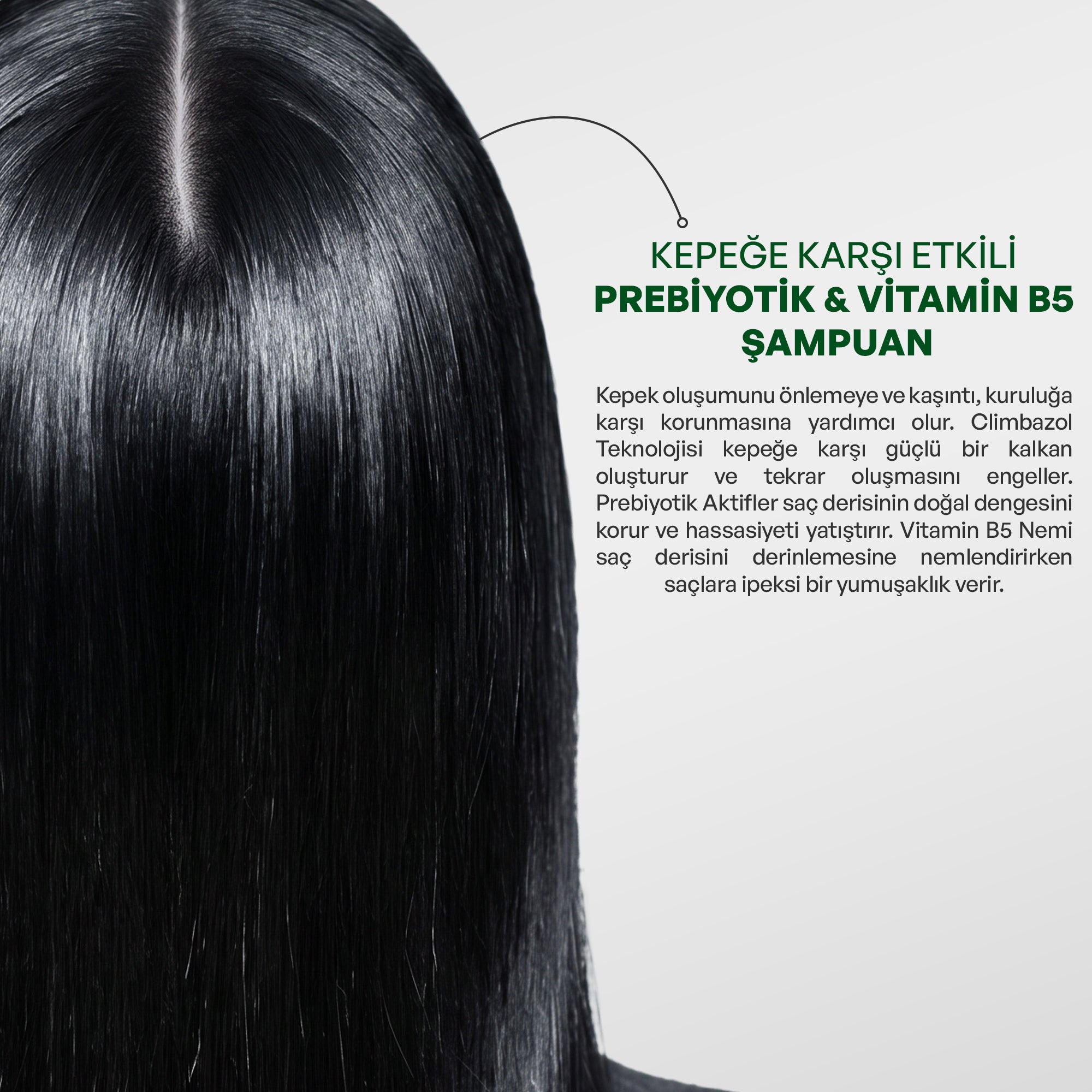 Prebiyotik & Vitamin B5 Kepeğe Karşı Şampuan 950 ml - Dermokil
