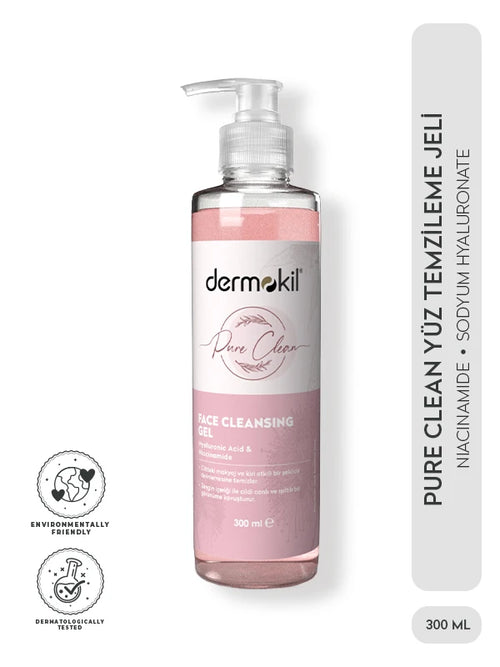 Pure Clean yüz temizleme jeli ile cildi nazikçe arındıran, kir ve yağı temizleyen ve daha temiz, ferah bir cilt görünümü kazandırmaya yardımcı olan bakım ürünü