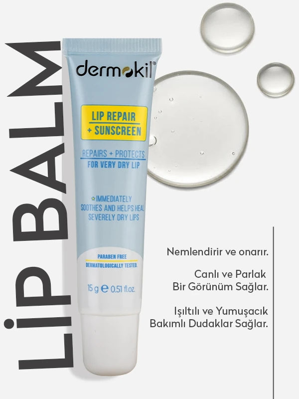 Onarıcı Koruyucu Lip Balm 15 ml - Dermokil