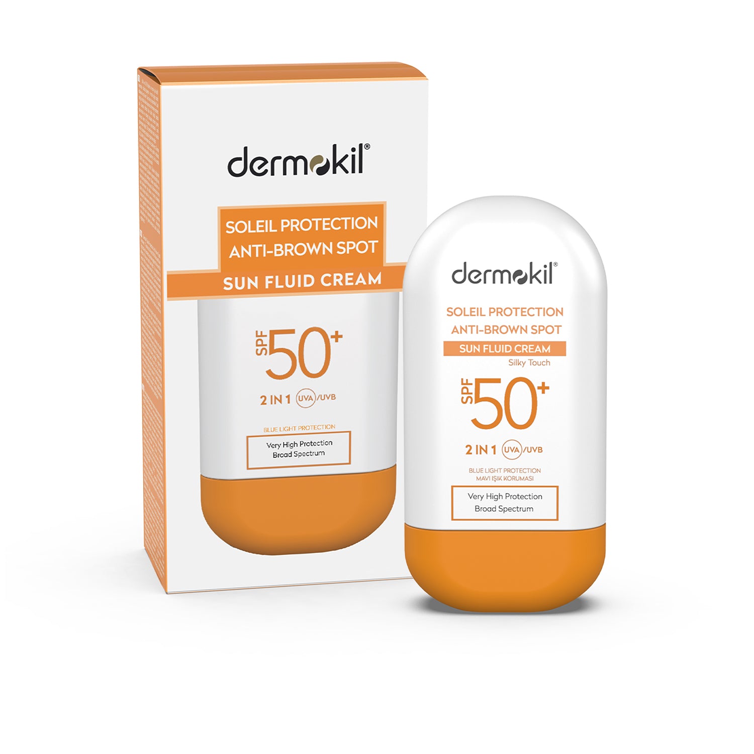 Leke Karşıtı SPF 50+ Fluid Güneş Koruyucu 60 g - Dermokil