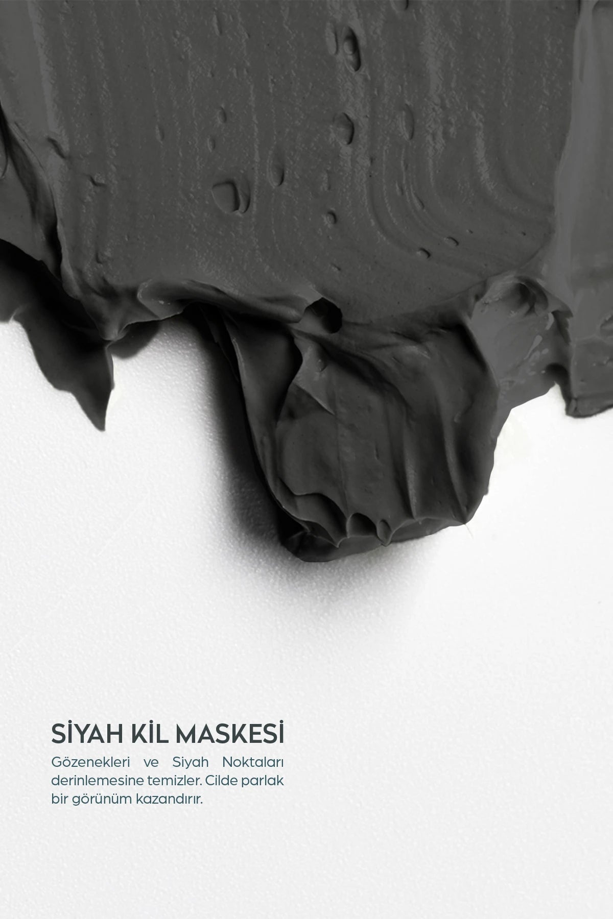 Siyah havyar özlü soyulabilir maske ile cildi arındıran, gözenekleri temizleyen ve daha pürüzsüz, canlı ve bakımlı bir cilt görünümü kazandırmaya yardımcı bakım ürünü