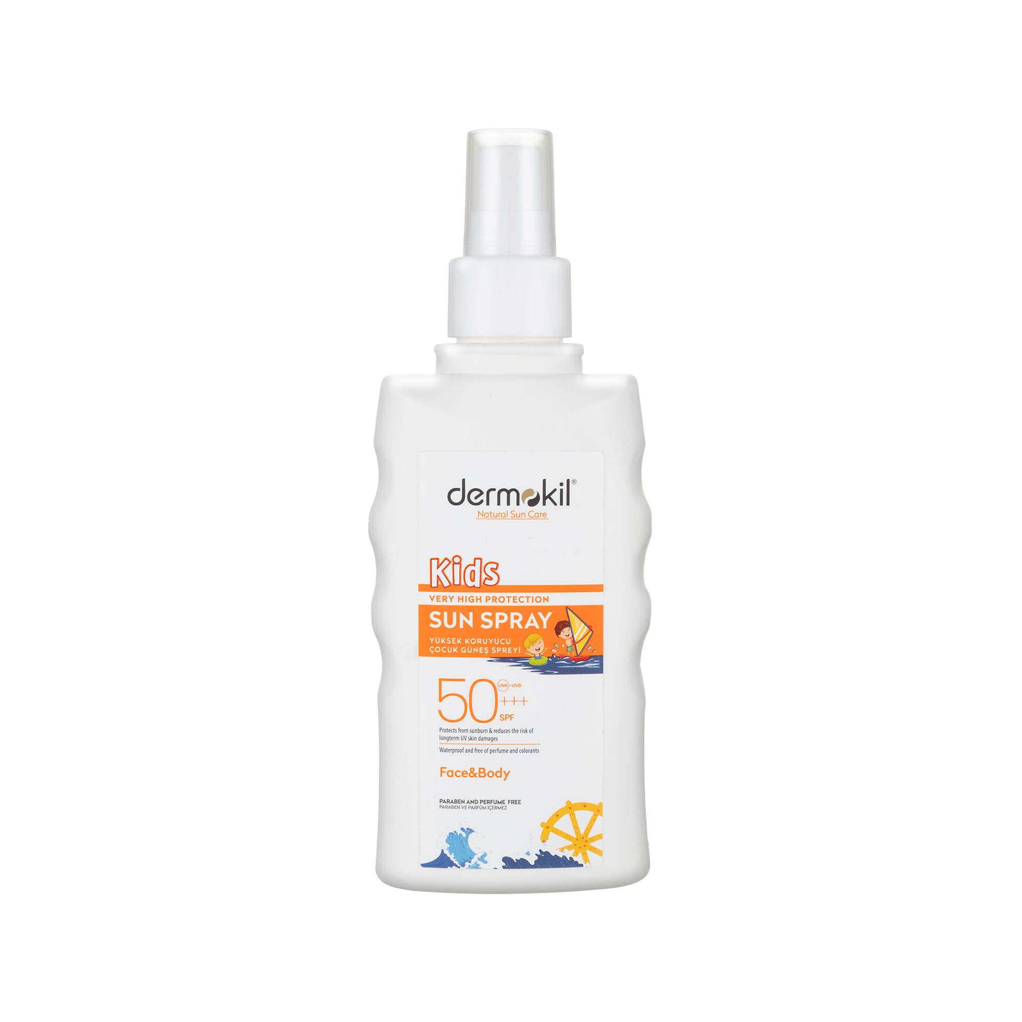 SPF 50+++ Çocuk Güneş Spreyi 200 ml - Dermokil