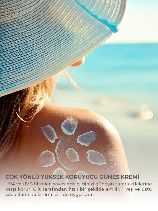 Suya Dayanıklı Parlama Karşıtı SPF 50+ Güneş Kremi 75 ml, Dermokil.